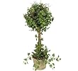 Pre-Potted 22" Artificial Curly Ivy Topiary Plants