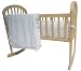Baby : American Baby Company Heavenly Soft Minky Dot 3 Piece Cradle Set - White