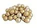 32ct Shatterproof Champagne 4-Finish Christmas Ball Ornaments 3.25