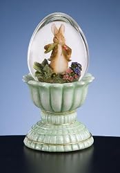 Beatrix Potter - Benjamin Bunny Eating Radishes - Water Globe