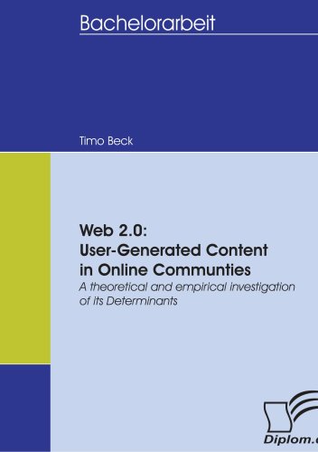 Web 2.0: User-Generated Content in Online Communities: A theoretical and empirical investigation of its Determinants