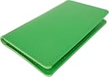 Baekgaard Leather Brights Kelly Green Card holder for business cards or credit cards