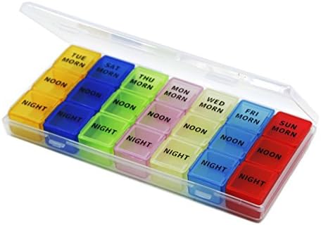 Gear District Pill Organizer, Medicine Organizer, Vitamin Organizer