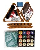 Accessory Kit With Classic Marble Pool Ball Set