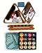 Accessory Kit With Classic Marble Pool Ball Set Accessory Kit With Classic Marble Pool Ball Set