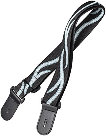 perudy Jaquard Guitar Strap (Blue Lightning)