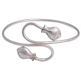 Sterling Silver Arm Cuff Armlets 3.25 inches