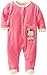 Bon Bebe Baby Girls' Footed Velour Coverall