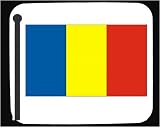 Decorated Mouse Pad with Chad, flag