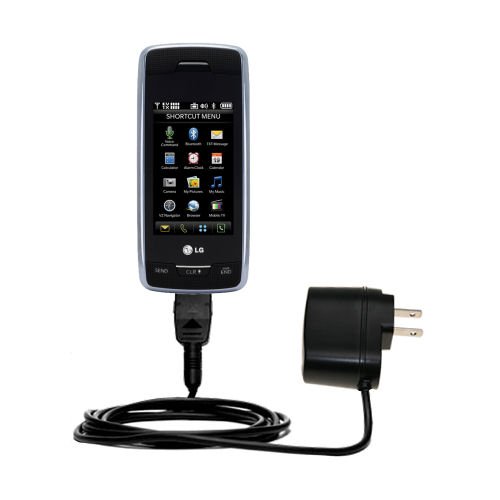 Electronics: Rapid Wall / AC Charger for the LG Voyager   Gomadic Brand w/ TipExchange Technology