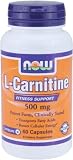 NOW Foods L-Carnitine 500mg, 60 Vcaps