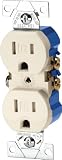 Cooper Wiring Devices TR270-9LA Tamper Resistant Duplex Receptacle, Light Almond