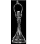 10 Inch Fluted Base Lamp Bases And Fixture Hardware