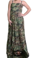 Denim Full Length Tiered Maxi Dress 