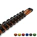 Olsa Tools 1/4-Inch Drive Aluminum Socket Organizer | Premium Quality Socket Holder (Orange)