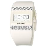 Wize & Ope Unisex WO-015 Strass Digital White Dial Strap and Slide Watch Wize & Ope Unisex WO-015 Strass Digital White Dial Strap and Slide Watch