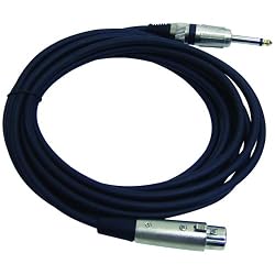Pyle-Pro PPMJL15 15ft. Professional Microphone Cable 1/4'' Male to XLR Female