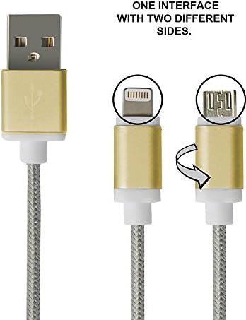USB to DOUBLE CABLE (GOLD)