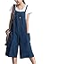 Purfeel Womens Loose Fit Denim Overall Jumpsuit