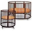 Stokke Sleepi Crib & Mini System I - Walnut (Includes: 2 Mattresses, 1 Drape Rod) Stokke Sleepi Crib & Mini System I - Walnut (Includes: 2 Mattresses, 1 Drape Rod)