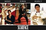 (24x36) Scarface Movie Al Pacino Money Power Respect Poster Print