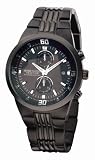 Kenneth Cole Stainless Steel Black Plated Mens  Black Chronograph Dial Bracelet Watch