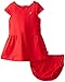 Nautica Girls' Knit Dress with Cap Sleeve and Gathered Skirt