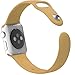 Apple Watch Band - FanTEK Soft Silicone Sport Style Replacement iWatch Strap for Apple Wrist Watch 38mm Models S/M Size (Walnut)