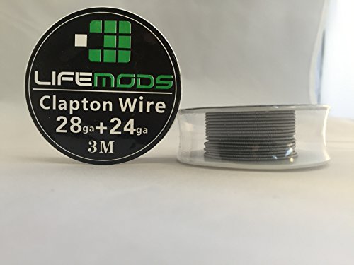 LifeMods Clapton A1 Heat Resistant Wire spool AWG 28 / 24 Gauge 10' Feet/roll