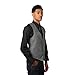 Men's Heather Grey Full Back Dress Vest