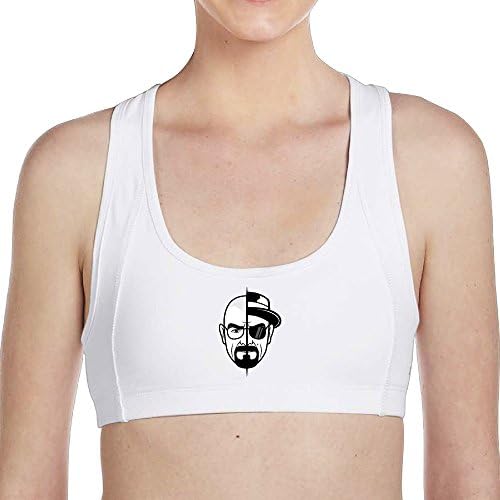 HYRONE Women's Fashional Fashional Breaking Bad Man Strap Vest Size M White