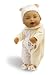 Wild Planet Water Babie 13 Hispanic Infant Yellow Teddy Bear with Alphabet Print Sleeper