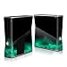 Dark Emerald Crystal Design Protector Skin Decal Sticker for Xbox 360 S Game Console Full Body