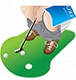 Potty Putter - Das WC Golf Set f�r die Toilette - 