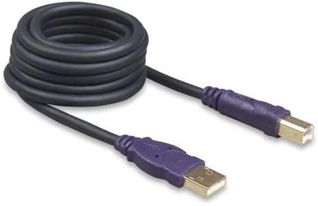 Belkin F3U133-06-GLD Gold Series - USB cable - 4 pin USB Type A (M) - 4 pin USB Type B (M) - 6 ft ( USB / USB 2.0 ) - molded