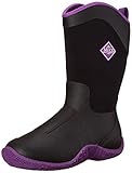 MuckBoots Women's Tack II Tall Equestrian Work Boot, Black/Purple, 11 M US