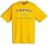 Minnesota Vikings Gold "Purple Power" Fanatic Fan Short Sleeve Tee Shirt By VF Imagewear