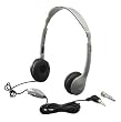 Hamilton SchoolMate Personal Mono/Stereo Headphone with in-line Volume, Leatherette