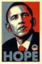 Barack Obama (Hope, Shepard Fairey Campaign) Art Poster Print - 16x20 Poster Print,