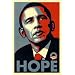 Barack Obama (Hope, Shepard Fairey Campaign) Art Poster Print - 16x20 Poster Print,