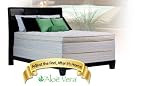 Memory Foam Mattress (Plush) - Aloe Vera Pillowtop - 14 thick. Hypo-allergenic. 120 Night Comfort Guarantee!