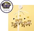 LOUISIANA STATE LSU TIGERS NCAA College Sports Infant BABY MOBILE Shower Gift