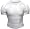 Under Armour 0141 Metal Heat Gear Full T-Shirt - White - Small