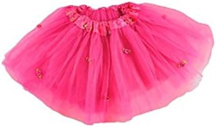 Lil Princes Hot Pink Rosebud Tutu in Tulle for Girls