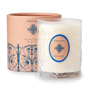 Zodax IG-1635 Armada Scented Candle Jar in Gift Box, Malaga Scent, 3 by 4-Inch