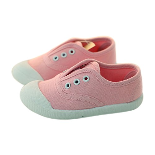 Uphome Fashion Candy Color Kids Toddler Canvas Sneaker Shoes Slip-on Boy Girl Casual Shoes