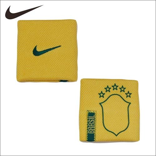 NIKE（ナイキ） 【サッカー】【アクセサリー】【ブラジル代表】ナイキ ナショナルチームリストバンド　イエロー
