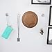 Angelbubbles Adhesive Hooks 6pcs/Pack 3M Sticker + Full 304 Stainless Steel Hanger & Base (304 Stainless Steel)