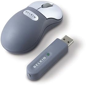 Belkin Mini-Wireless Optical Mouse - Mouse - optical - wireless - RF - USB wireless receiver