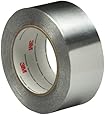 3M Foil Tape 3381 Silver, 1.88 in x 50 yd 2.7 mil (Pack of 1)